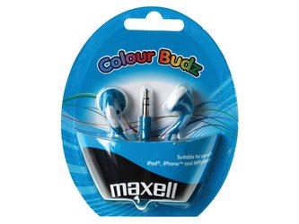 Sluchátka Maxell 303359 Colour Budz Blue
