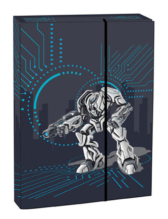 Box na sešity s klopou A5 T-Robot STIL