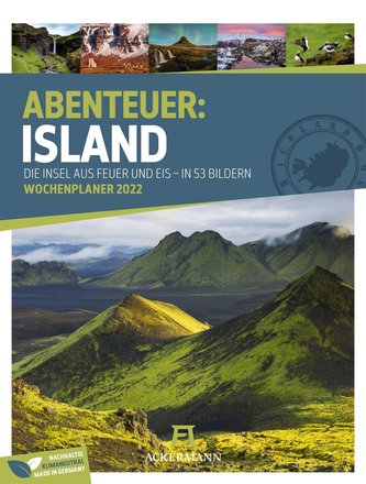 Island - Wochenplaner 2022