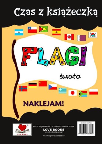 Flagi świata. Czas z książeczką. Naklejam