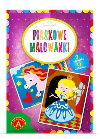 Piaskowe malowanki - Księżniczka i Jednorożec ALEX Piaskowe malowanki - Księżniczka i Jednorożec ALEX