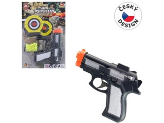 Pistole na kuličky se dvěma terči, 15 cm