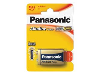 Baterie "Alkaline power", 9V, 1 ks, PANASONIC