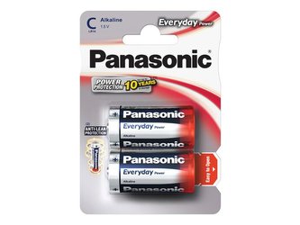 Baterie C (R14) alkalická PANASONIC Everyday Power 2BP