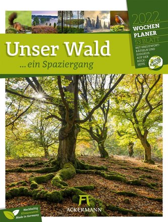 Unser Wald, ein Spaziergang - Wochenplaner 2022