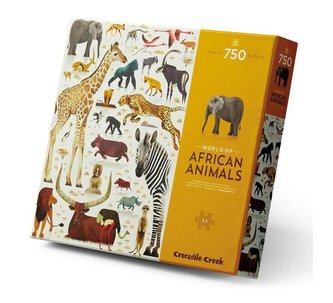 Puzzle 750 el. - Świat Zwierząt Afrykańskich
