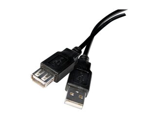 Kabel USB 2.0 A konektor - A zdířka 2m