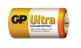Baterie C (R14) alkalická GP Ultra Alkaline