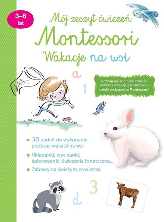 Mój zeszyt ćwiczeń Montessori. Wakacje na wsi