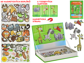 Magnetická kniha \"Zvířátka\" v sáčku