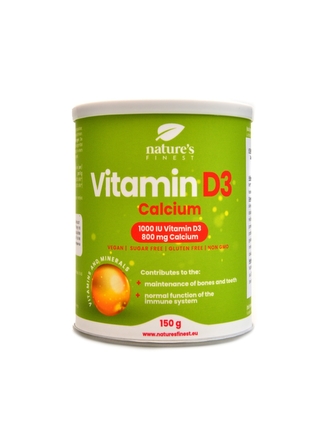 Nutrisslim - Vitamin D3 1000iu + Calcium 800mg 150g