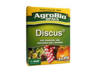 Přípravek proti strupovitosti, padlí a skvrnitosti AgroBio Discus 3x2g