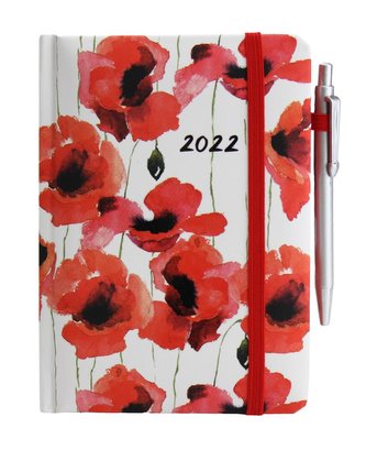 Diář 2022: Vlčí máky/ SMART - Designové diáře 2022