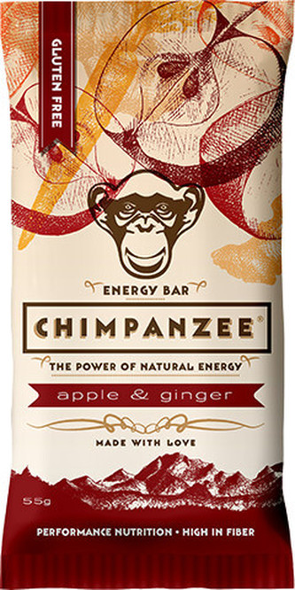 Chimpanzee Energy bar apple - ginger 55 g