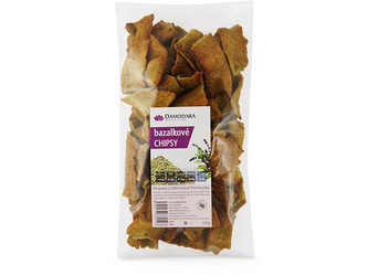Damodara Bazalkové chipsy 150g