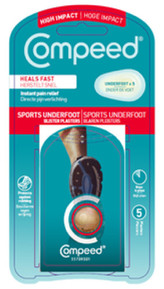 QUIES COMPEED Náplast na puchýře chodidlo 5 ks