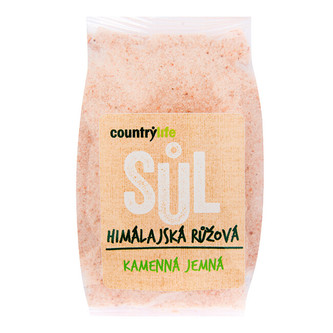 Country Life Sůl himálajská růžová jemná 500 g