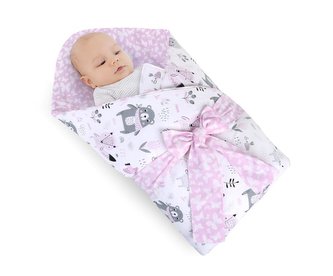 Zavinovačka - zvířátka - 83x83 cm