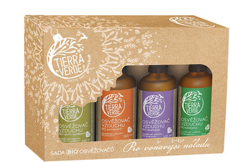 Tierra Verde Sada BIO osvěžovačů – Pro voňavější náladu (krabička 4 ks)