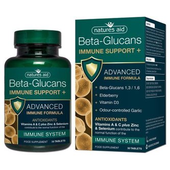 Natures Aid Beta Glukany + (na podporu Imunity) 30 tablet