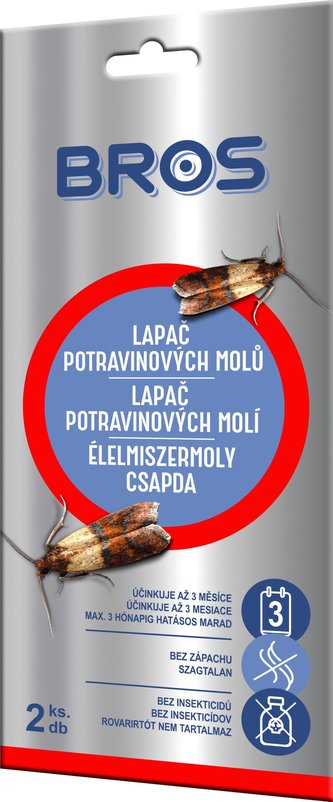 Lapač potravinových molů BROS 2ks