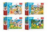 Minipuzzle 54 dílků Mickey Mouse Disney/ Den s přáteli, 4 různé druhy na výběr- cena za 1 KS