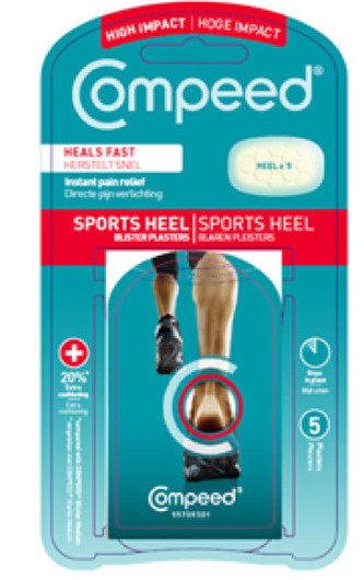 QUIES COMPEED Náplast na puchýře sportovní pata