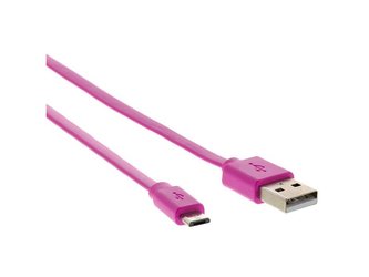Kabel SENCOR SCO 512-010 USB/Micro USB růžový