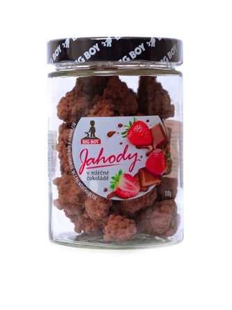BigBoy - Jahody v mléčné čokoládě 110g kamilasikl