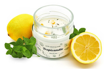 Tropikalia Tropicandle - Lemon & mint