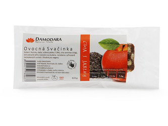 Damodara Tyčinka Ovocná svačinka chia s jablky 60g