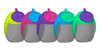 Kores Migoo dvojité ořezávátko se zásobníkem, mix 5 barev