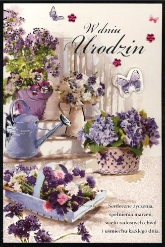 Karnet B6 Urodziny HM-200-1618