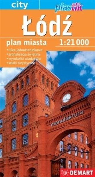 Łódź. Plan miasta w skali 1:21 000