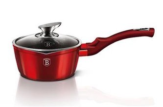 Rendlík Berlingerhaus s poklicí s mramorovým povrchem 16 cm Burgundy Metallic Line BH-1525