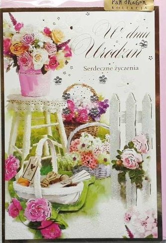 Karnet B6 Urodziny HM-200-1619