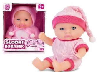 Lalka Natalia słodki bobasek 13cm mix dspl (12szt)
