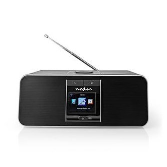 Rádio Nedis RDIN5005BK internetové, Bluetooth® / Wi-Fi | DAB+ / FM / Internet