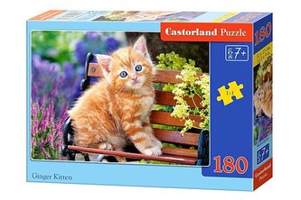 Puzzle Castorland 180 dílků - Zrzavé kotě