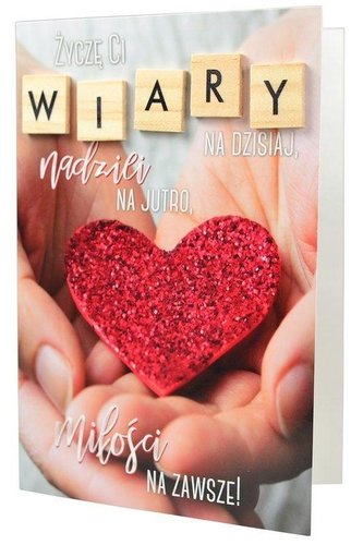 Karnet B6 TCZ-007 Wiara, nadzieja, miłość