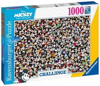 Ravensburger Puzzle Challenge - Disney a přátelé 1000 dílků