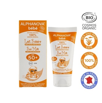 Alphanova Montbrun Opalovací krém pro miminka SPF 50+ BIO 50 ml
