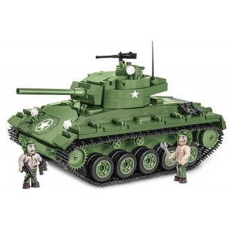 Stavebnice II WW M24 Chaffee, 590 k, 2 f