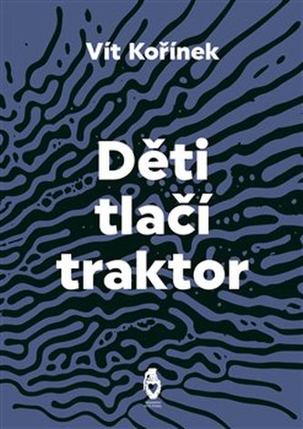 Děti tlačí traktor
