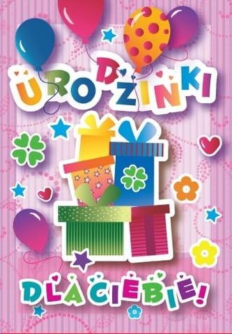 Karnet B6 PP-1571 Urodziny