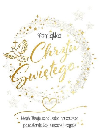 Karnet B6 PR-182 Chrzest