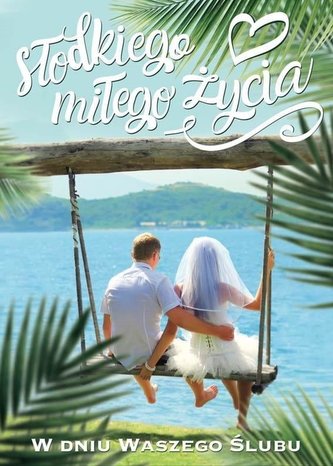 Karnet B6 3DV-175 Ślub