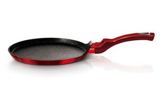 Pánev Berlingerhaus na palačinky s mramorovým povrchem 25 cm Black Burgundy Metallic Line BH-1666