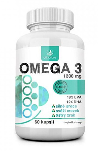 Allnature Omega3 60 kapslí