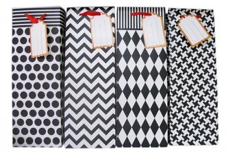 Torebka ozdobna płaska butelka